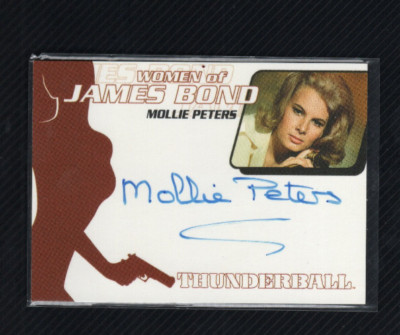 James Bond The Quotable Autogramm Auto WA20 Mollie Peters als Patricia Fearing