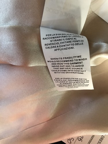 Vtg Dolce & Gabbana Beige Jacquard Flower Vest 44 L - Picture 10 of 12