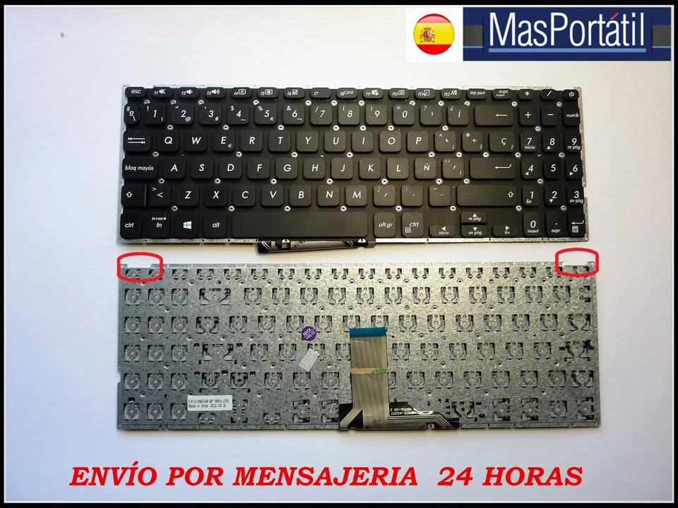TECLADO ESPAÑOL NUEVO PORTATIL ASUS VIVOBOOK F515EA F515JA F515JP SERIES TEC29