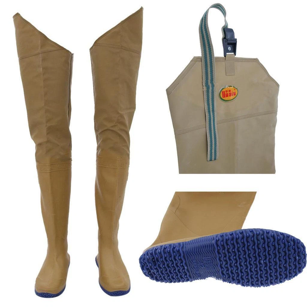 Waterproof Fishing Trouser Waders Boots Rubber Fishing