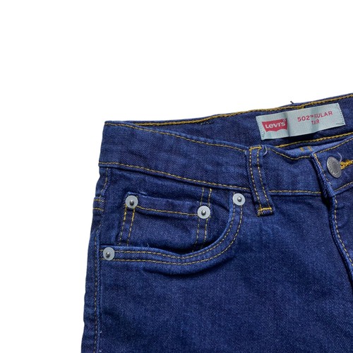 Levis 502 Regular Taper Jeans Boys Size 12 Regular 26 X 26 Adjustable Waist - Picture 7 of 11