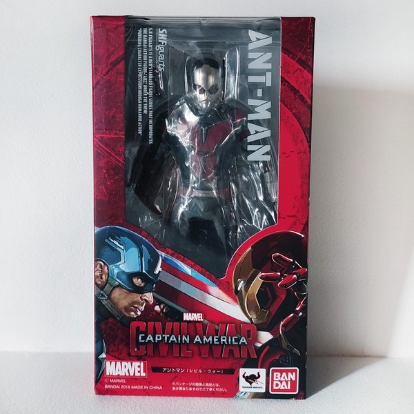BANDAI S.H. FIGUARTS ANT-MAN (CAPTAIN AMERICA CIVIL WAR) TAMASHII, 100% COMPLETE