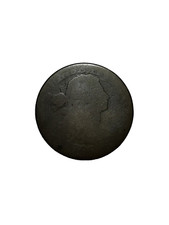 1802 US Draped Bust Large Cent Coin S-231