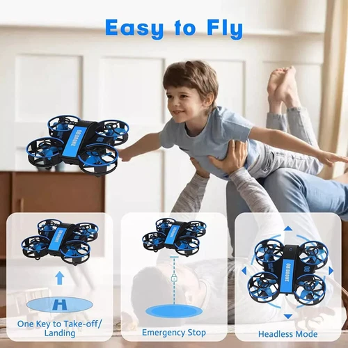 Mini Drohne für Kinder Helikopter ferngesteuert LED Licht RC UFO Quadrocopter DE - Bild 8 von 24