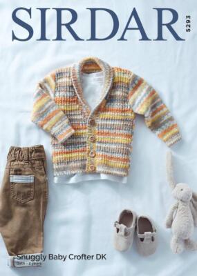 Sirdar Strickmuster - Snuggly Baby Crofter DK, Cardigan 5293