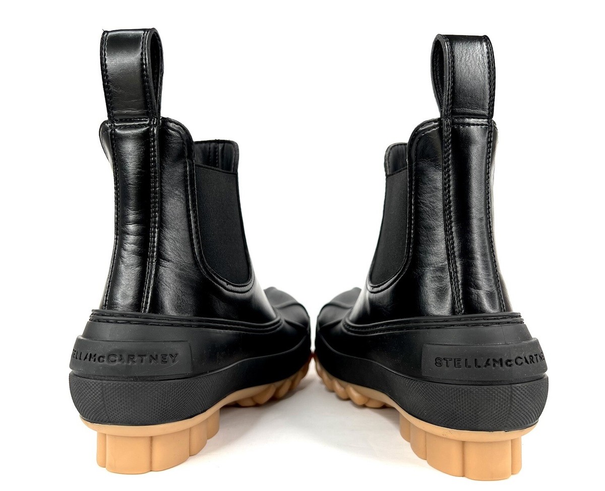 Stella McCartney Duck City Vegan Leather Chelsea Ankle