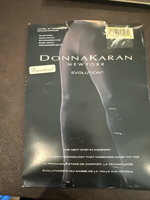 Donna Karan Hosiery Evolution Opaque Level 3 Black Size Small Style H56 FAST SHI