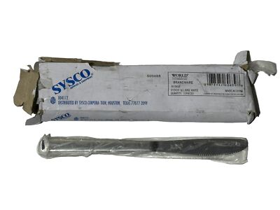 Sysco World Tableware Brand Ware 12 Piece Butter Dinner Knives Stainless 5262