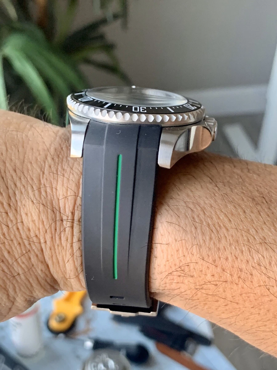 Rolex deepsea rubber strap cheap