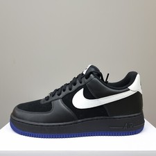 NIKE AIR FORCE 1 '07 "BLACK OLD ROYAL" (2008) TRAINERS (315122 011)