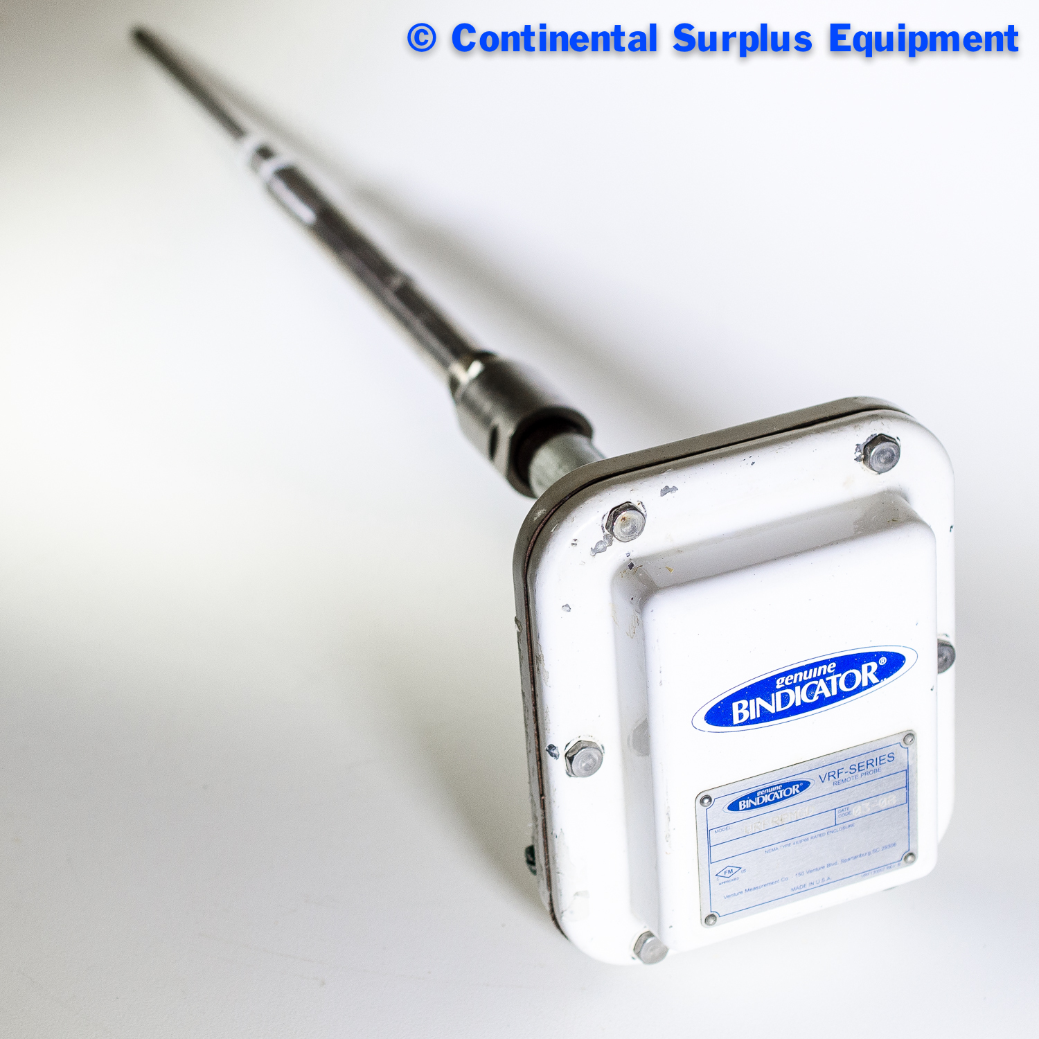 Bindicator VRFRPMGD Level Switch 18