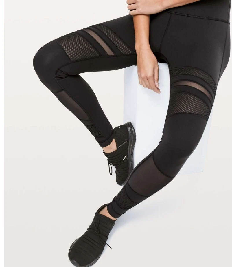 Lululemon Wunder Under Pant Hi Rise Special Edition Tech Mesh