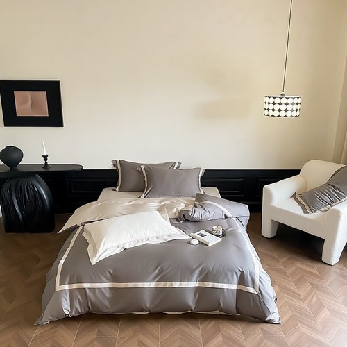 Duvet Cover Set, 100% Egyptian Cotton Duvet Cover Set, Silky Soft, Breathable - Picture 28 of 30