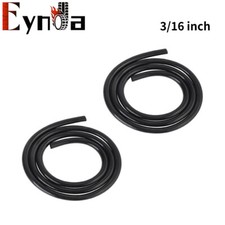 2pc Silicone Vacuum Tubing Hose Line 5mm 316 Inch 5ft 130psi Max Pressure Black