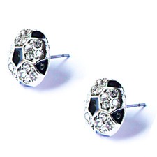 1 Pair Stud Earrings Soccer Favors Gifts Soccer Jewelry Football Earrings Studs