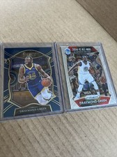 DRAYMOND GREEN 2015 Prizm All Star #391 & 2020 Select Royal Blue #44 Cards (w)
