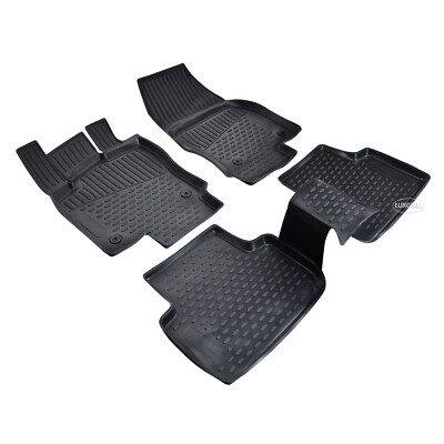 Tappetino Auto Gomma Tappetini Tappeti PO LINE 3D Pe VW Tiguan I 2007-2016 In Gomma Jeep Renegade - Foto 6