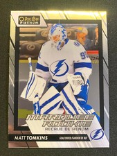 2023-24 O-PEE-CHEE PLATINUM  Marquee Rookies 287 Matt Tomkins RC Tampa Bay
