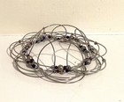 FOLDING SILVER & BEEDS- WIRE MANDALA MEDITATION AID Puzzle | Fidget puzzle — photo 6