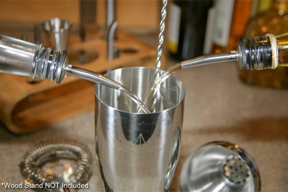 11-piece Bartender Cocktail Shaker Set- Stainless Steel - Image 3 of 4