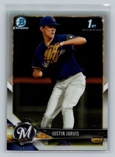 2018 Bowman Draft #BDC-104 Justin Jarvis Chrome Refractors