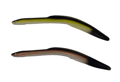 1-2 St. AAL SHADS 30cm Sandaal Gummifisch Dorsch Heilbutt Trolling Köder Pilker