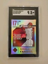 2018 Panini Chronicles Shohei Ohtani rookie Holo gold  99/99 SGC 9.5 💎 Gem 🦄