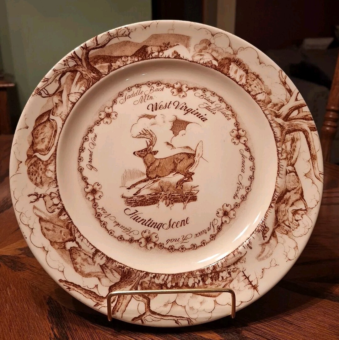Rare WV Spruce Knob Saddleback Seneca Rocks & Black Water Falls Hunting  Plate