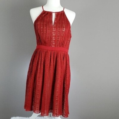Francesca's Lace Racer Back Dress, Sz Large
