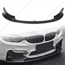 Front Bumper Lip Splitter Carbon Fiber Style For 2015-2020 BMW F80 M3 F83 F82 M4