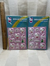 Hello Kitty puffy sticker sheet brand never opened. Dated 2010
