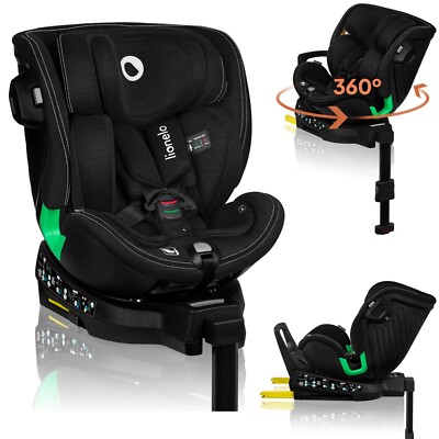 Kindersitz Kinderautositz Lionelo Harmony i-Size ISOFIX 360° EasyTurn-Basis