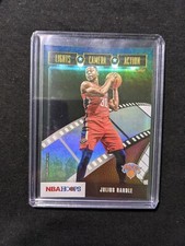 2019-20 Panini Silver Holo Prizms Hoops Lights Camera Action #30 Julius Randle