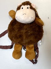 KIDS ANIMAL BACKPACK PLUSH MONKEY FARM ZOO CARTOON USA SELLER