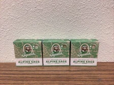 Dr Squatch Soap Alpine Sage Men's Fresh 100% Natural Handmade 5 OZ Pack of 3