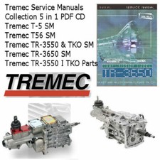 Tremec TKO, T5, T56, TR3550, TR3650, Transmission Service Manuals Computer CD