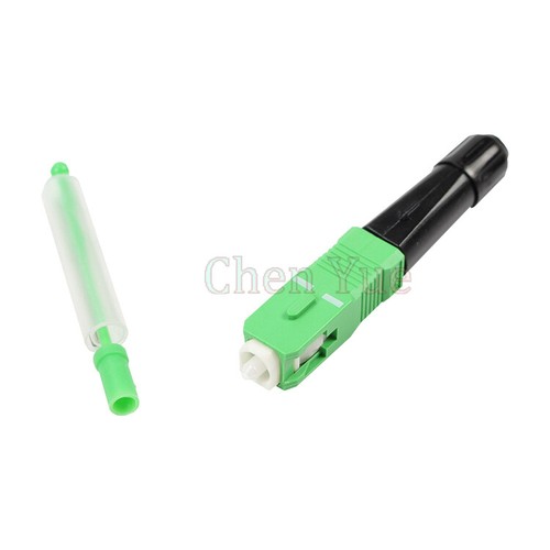 50pcs SC APC single-mode FTTH Fiber Hot Melt Quick connection SC FTTH Connector - Picture 2 of 5