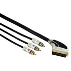2 St. Hama Scart YUV 3 Cinch Stecker Kabel 1 5m Home Theatre Adapterkabel 079010