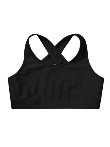 Kids Girls Sports Bra Tops Keyhole Back Crop Tops Yoga Dance Running Training - Picture 15 of 62