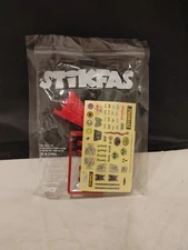 Stikfa Red and White Cape Accessories Bag New