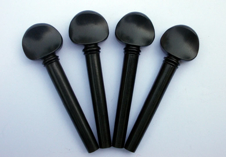 100 pcs Natural Ebony Violin-Viola-Oud  Pegs Swiss Model A quality 55/9/7 - Image 3 of 4
