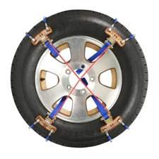 Anti-Skid 255-285mm Snow Chains 8 Pack Tire Chains For Car SUV Pickup Truck