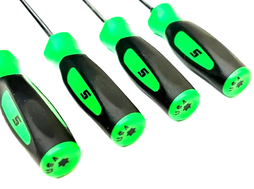 New Snap-on™ SGTX40BG 4-Piece Green Soft Grip Mini Torx