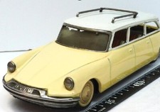 BANDAI DS19 CITROEN Station Wagon CREAM TIN TOY FRICTION F/S FEDEX