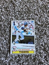 DETROIT TIGERS LOU WHITAKER 1979 TOPPS BASEBALL CARD NM NICE VALUE #123