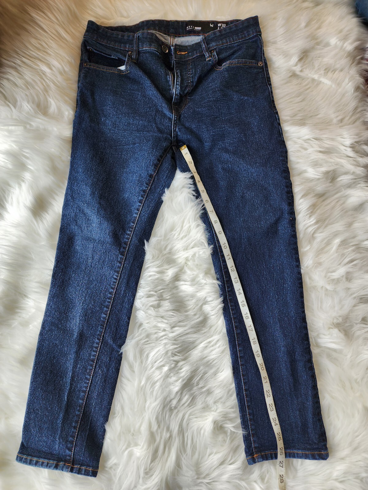 WXYZ Nomad Mens Slim Fit Denim Blue Jeans Dark Wash Size 32x30 eBay