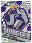 JUSTIN JEFFERSON 2021 PANINI MOSAIC SWAGGER SILVER PRIZM #SWAGG VIKINGS MINT