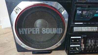 Rare Huge Tecsonic J-1 Super Jumbo Karaoke Boombox 10 EQ Stereo