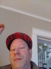 flat cap dress Stewart Bee Hat co size 7