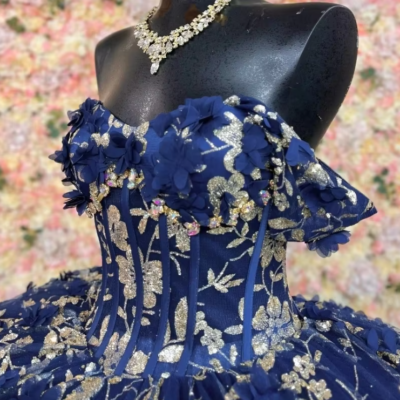 blue and orange dress Dramatic 1970s Ronald Amey Orange Blue & Coral Print Silk Couture Dres   Shrimpton Couture